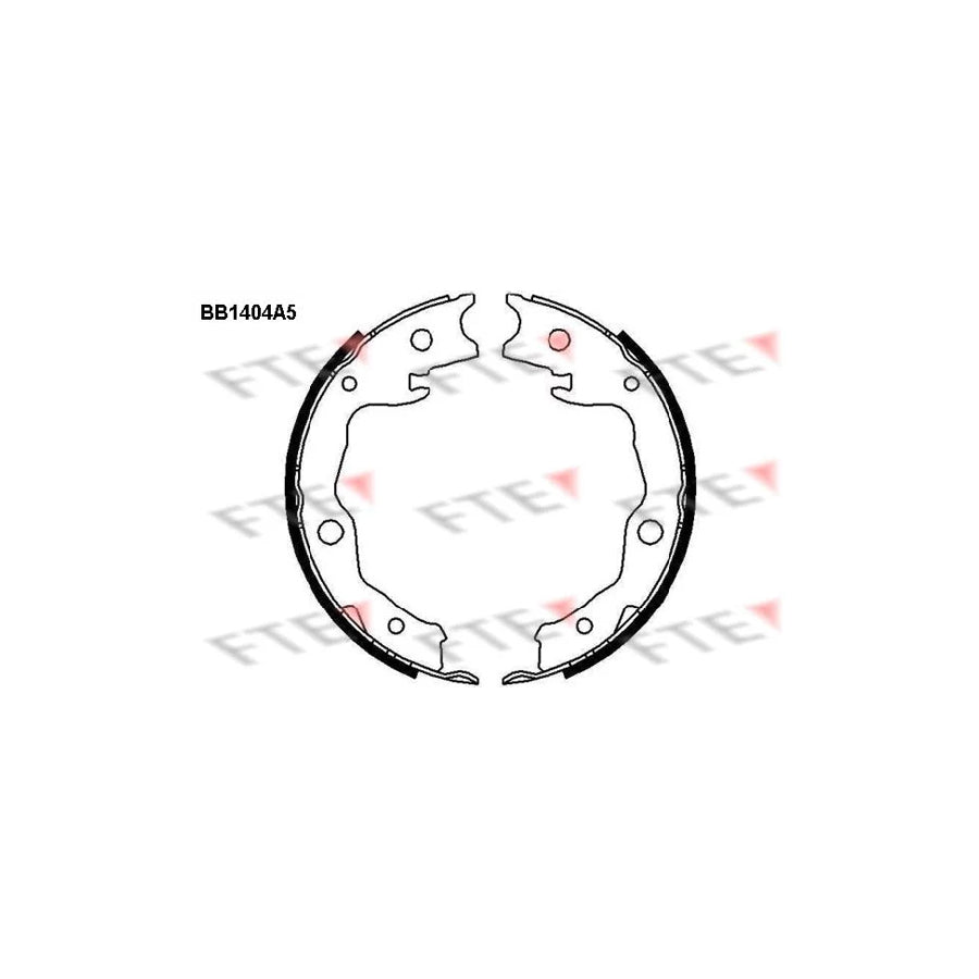 FTE Bb1404A5 Handbrake Shoes