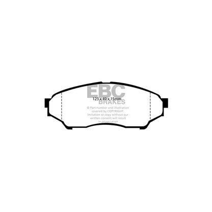 EBC PD01KF1039 Mitsubishi Shogun Pinin Greenstuff Front Brake Pad & Plain Disc Kit  - Akebono Caliper 2 | ML Performance UK Car Parts