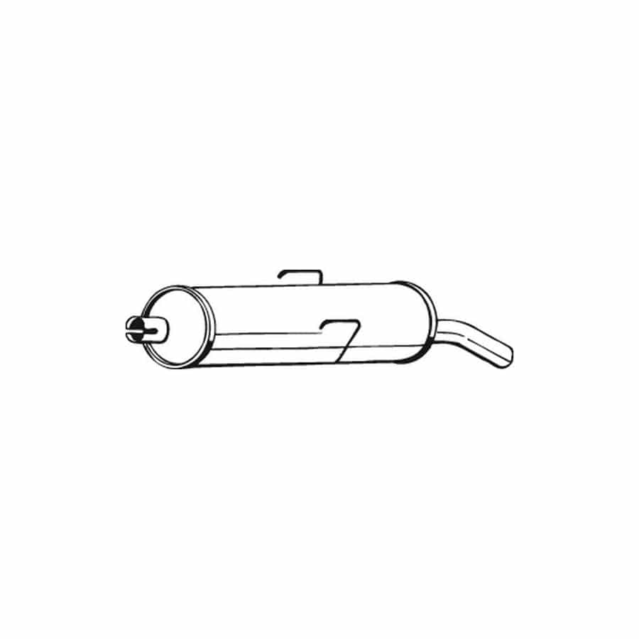 Bosal 190-715 Rear Silencer for Peugeot 205