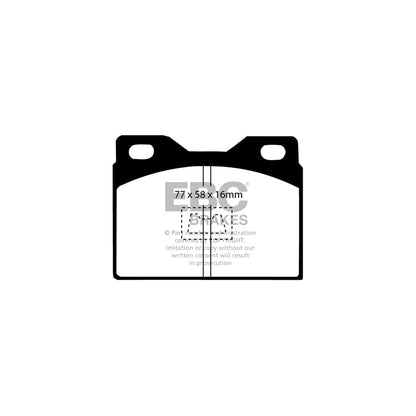 EBC PLK1681 Porsche 924 Yellowstuff Pads and Brake Line Performance Pack - ATE Caliper 2 | ML Performance UK Car Parts