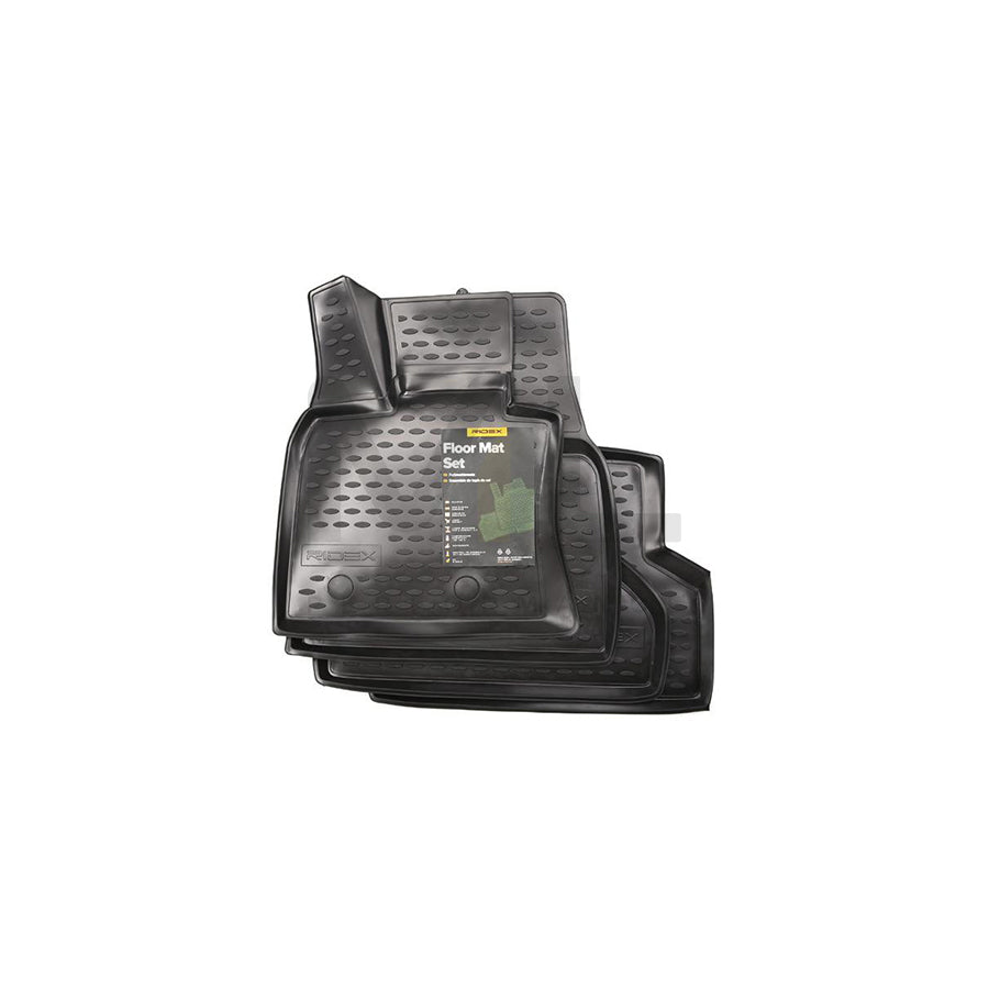 RIDEX Tailored 215A0633 Floor mat set for BMW X5 (F15, F85) Elastomer, Front and Rear, Quantity: 4, Black