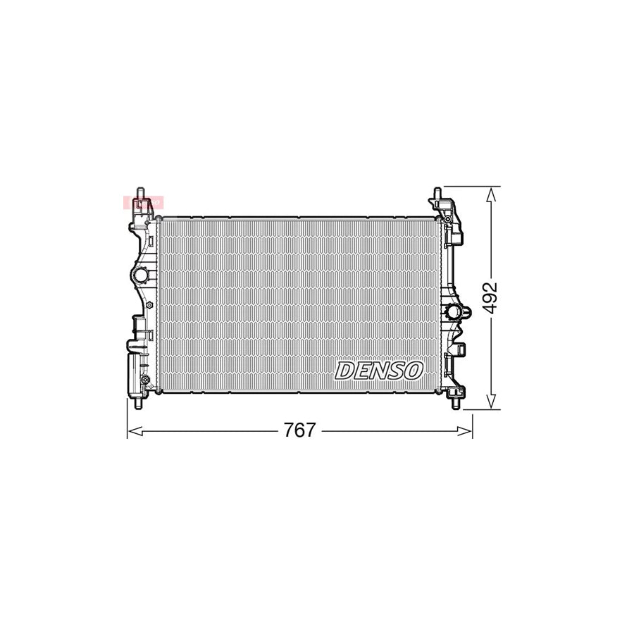DENSO DRM20019 Engine Radiator