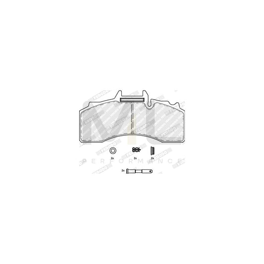 Ferodo FCV4282B Brake Pad Set Prepared for Wear Indicator, With Accessories