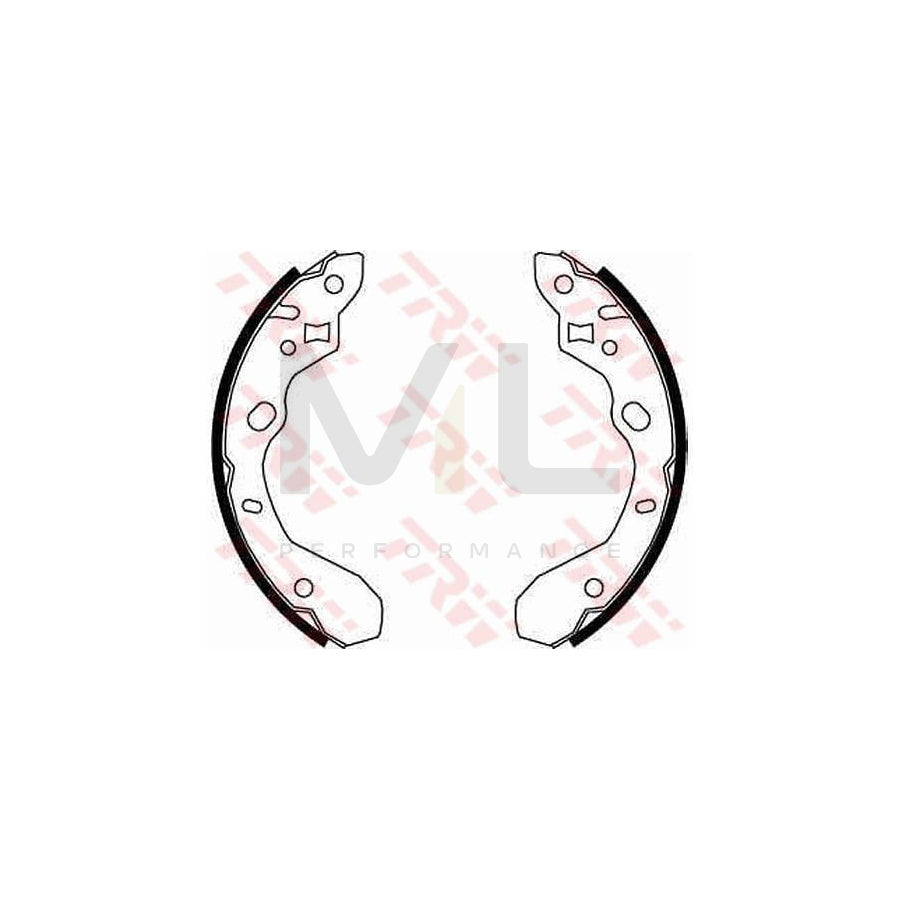 TRW GS8661 Brake Shoe Set for MAZDA 323