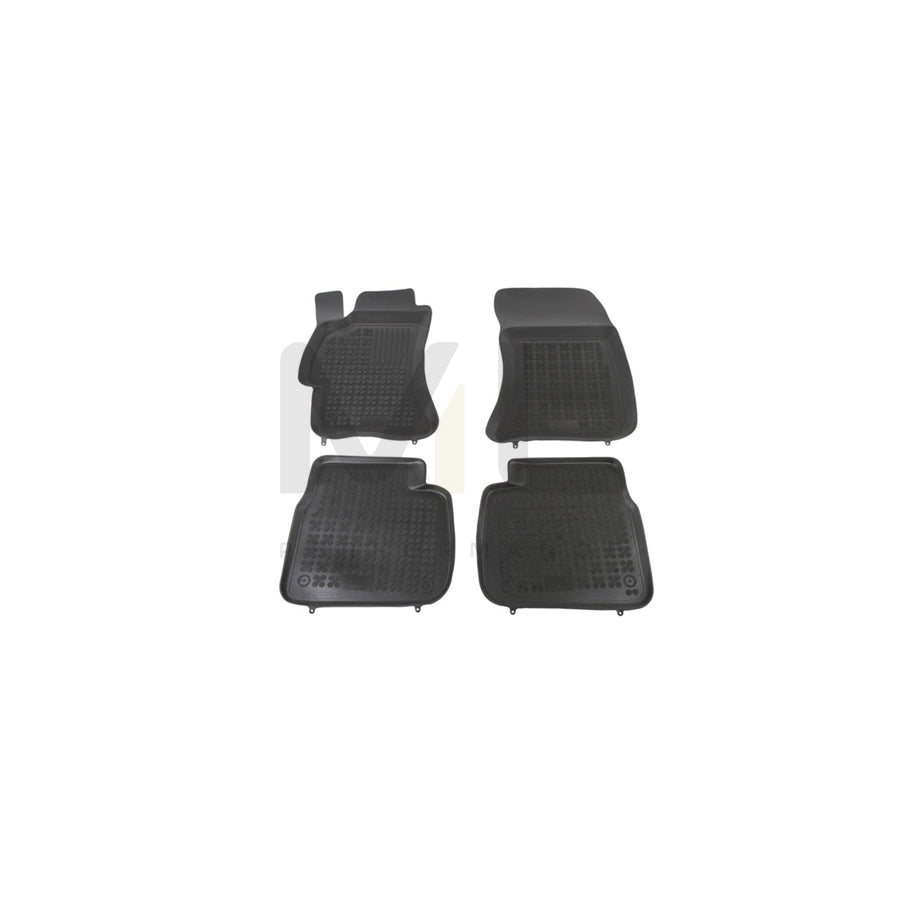 REZAW PLAST Tailored 202705 Floor mat set for SUBARU LEGACY Elastomer, Front and Rear, Quantity: 4, Black