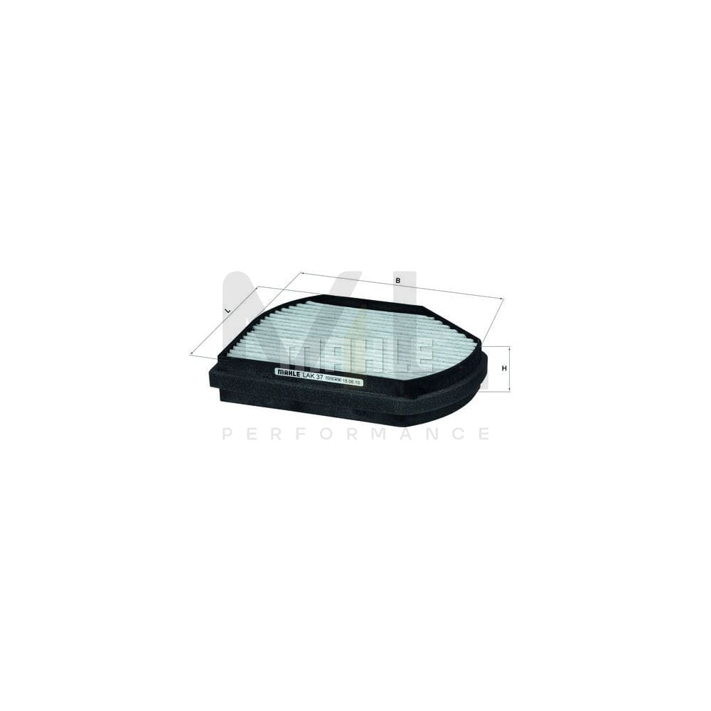 MAHLE ORIGINAL LAK 37 Pollen filter Activated Carbon Filter | ML Performance Car Parts