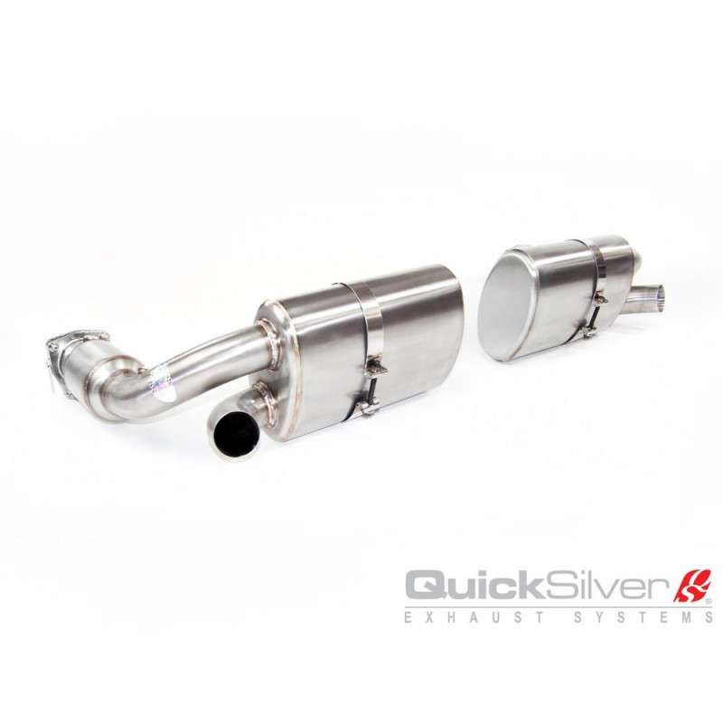 QuickSilver PS069S Porsche 911 Turbo (996) Sport Exhaust with Race-Cats | ML Performance UK Car Parts