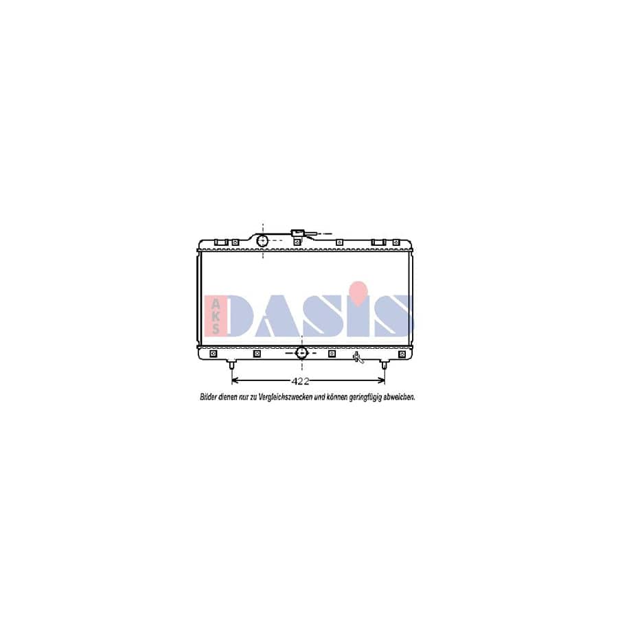 AKS Dasis 210600N Engine Radiator for Toyota Starlet IV Hatchback (P80)