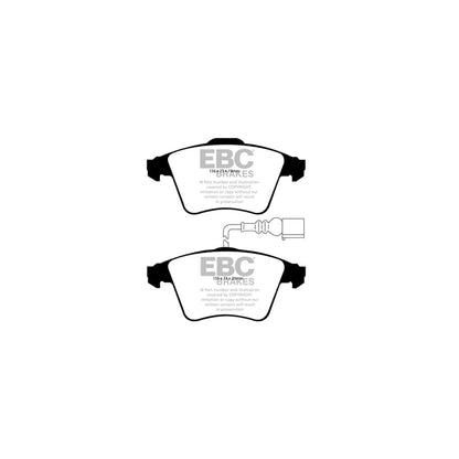 EBC PD08KF604 VW Touareg Yellowstuff Front Brake Pad & USR Disc Kit - ATE Caliper 2 | ML Performance UK Car Parts
