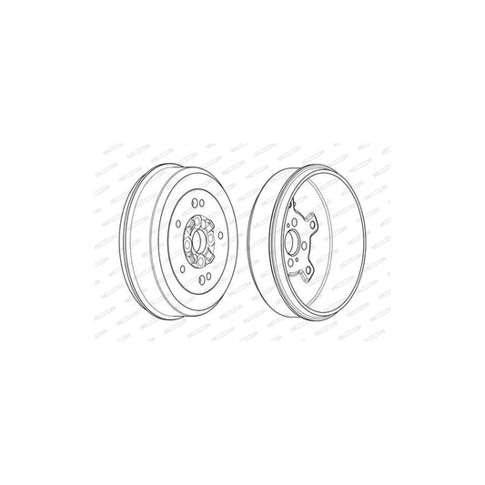 Ferodo FSL558 Brake Pad Set Fuse+ Technology, Not Prepared for Wear Indicator