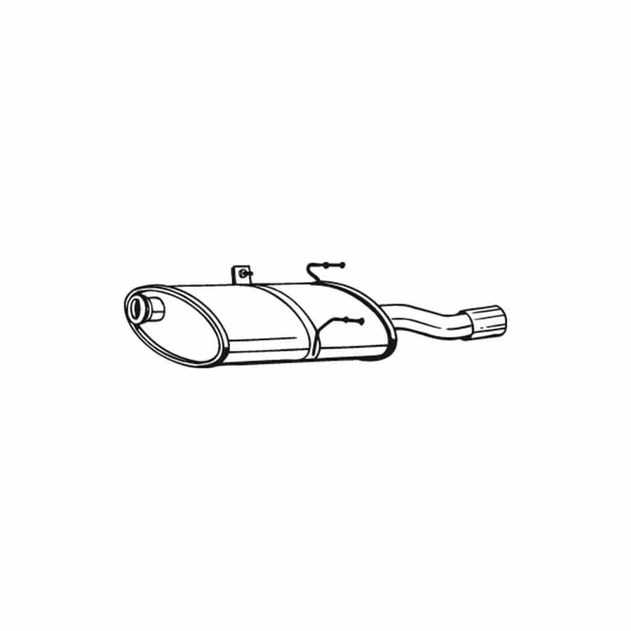 Bosal 190-925 Rear Silencer for Peugeot 406 Estate