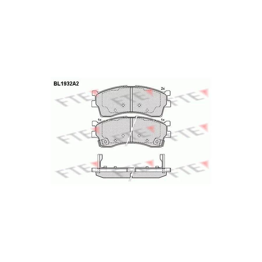 FTE Bl1932A2 Brake Pad Set