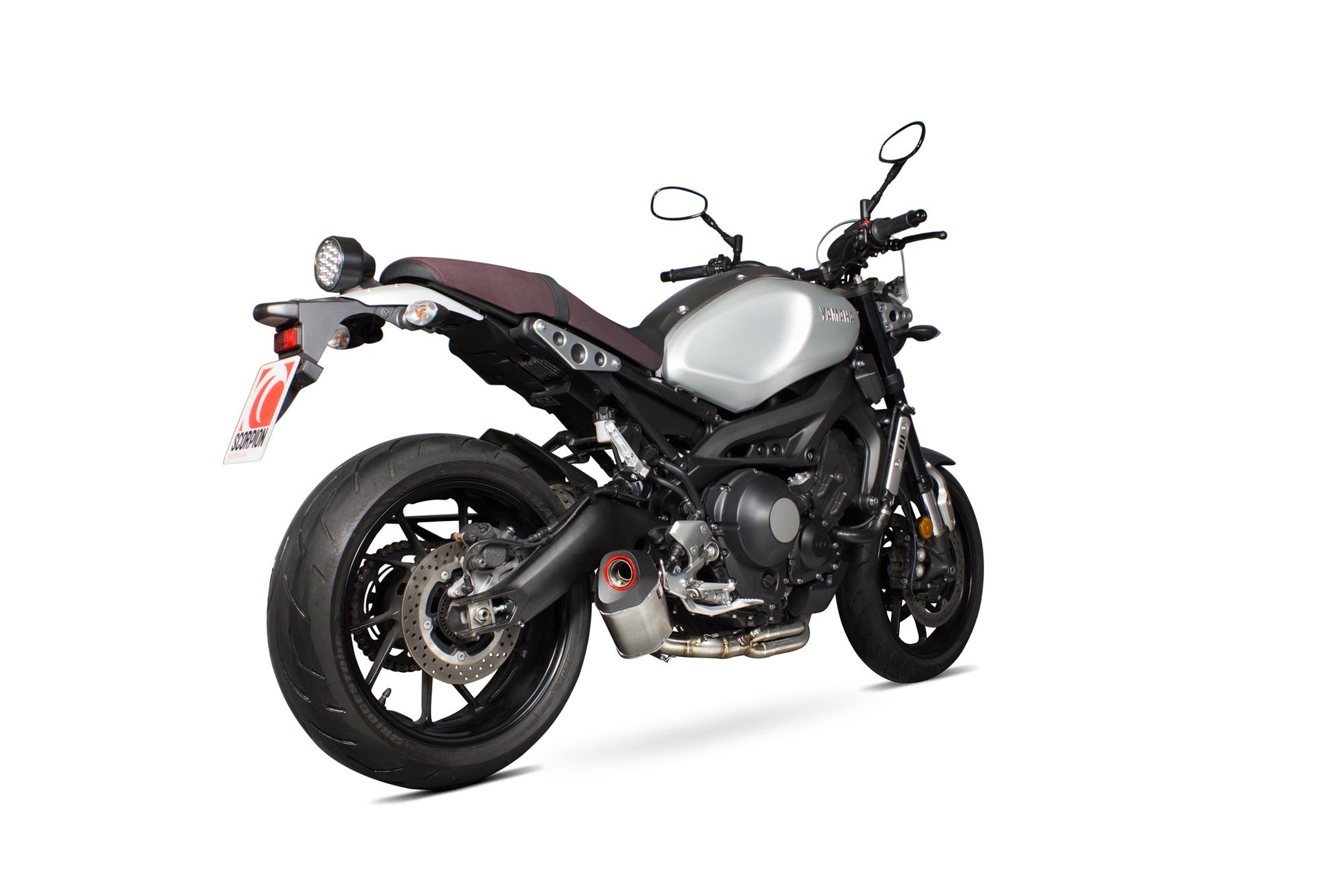 Scorpion RYA107SYSSEO Yamaha XSR900 Serket Parallel Full System - Brushed Stainless Steel Sleeve | ML Performance UK UK