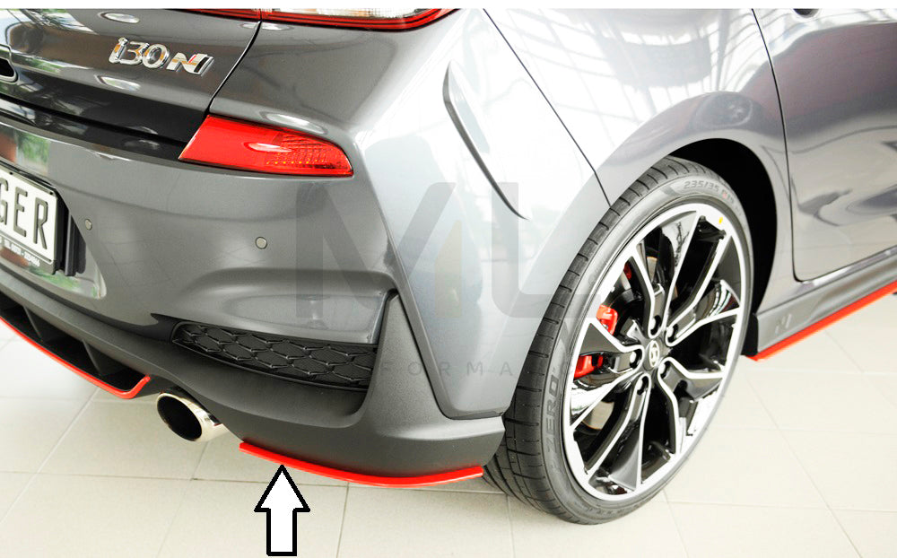 Rieger 00076003 Hyundai Rear Side Splitter (i30 N-Performance & i30 N) 3 | ML Performance UK Car Parts
