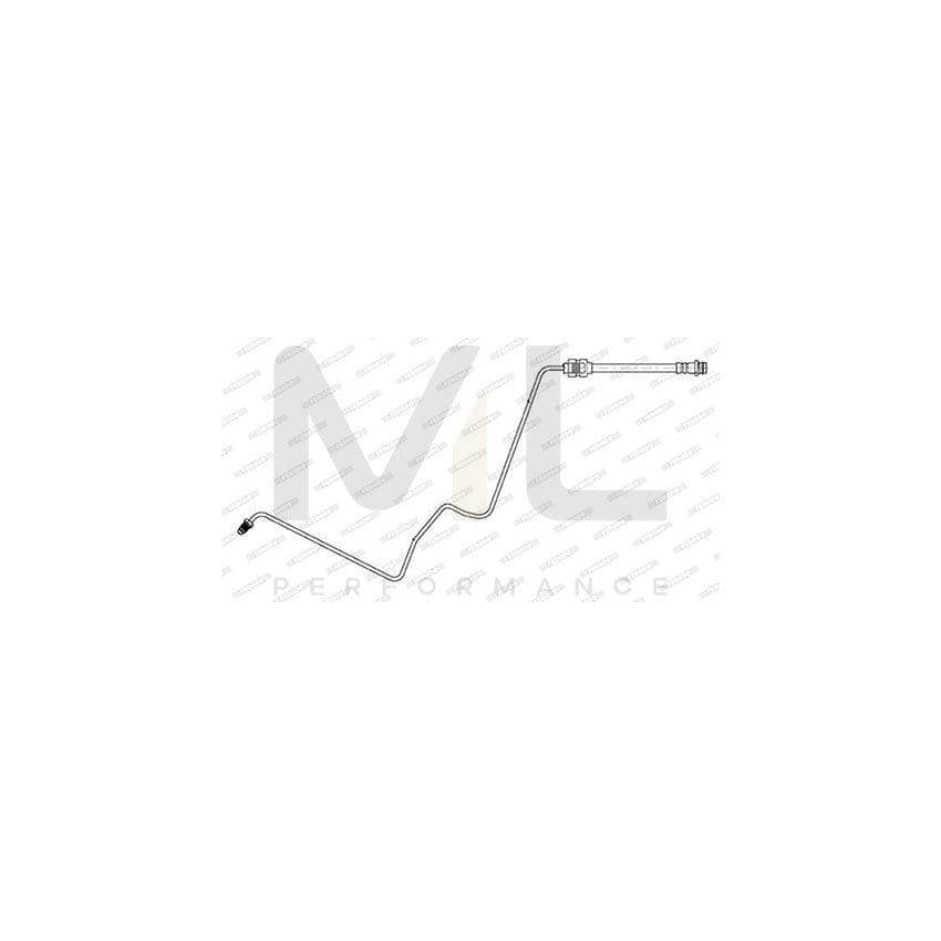 Ferodo FHY2721 Brake Hose 660Mm, M 10X1