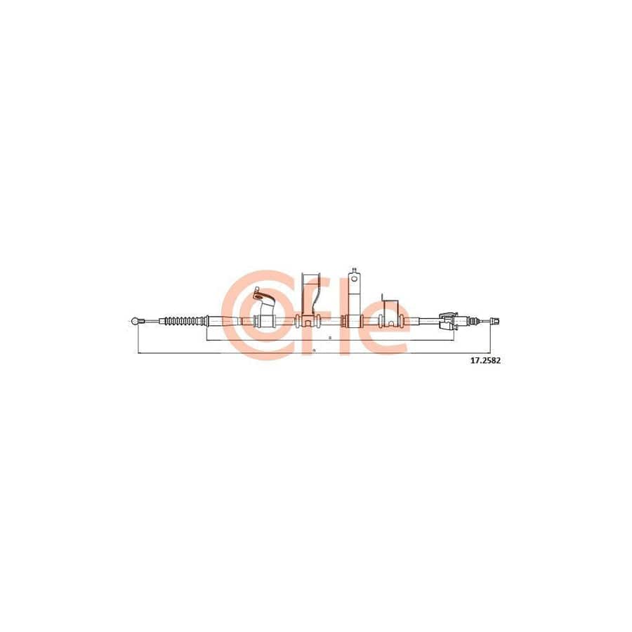 Cofle 92.17.2750 Hand Brake Cable