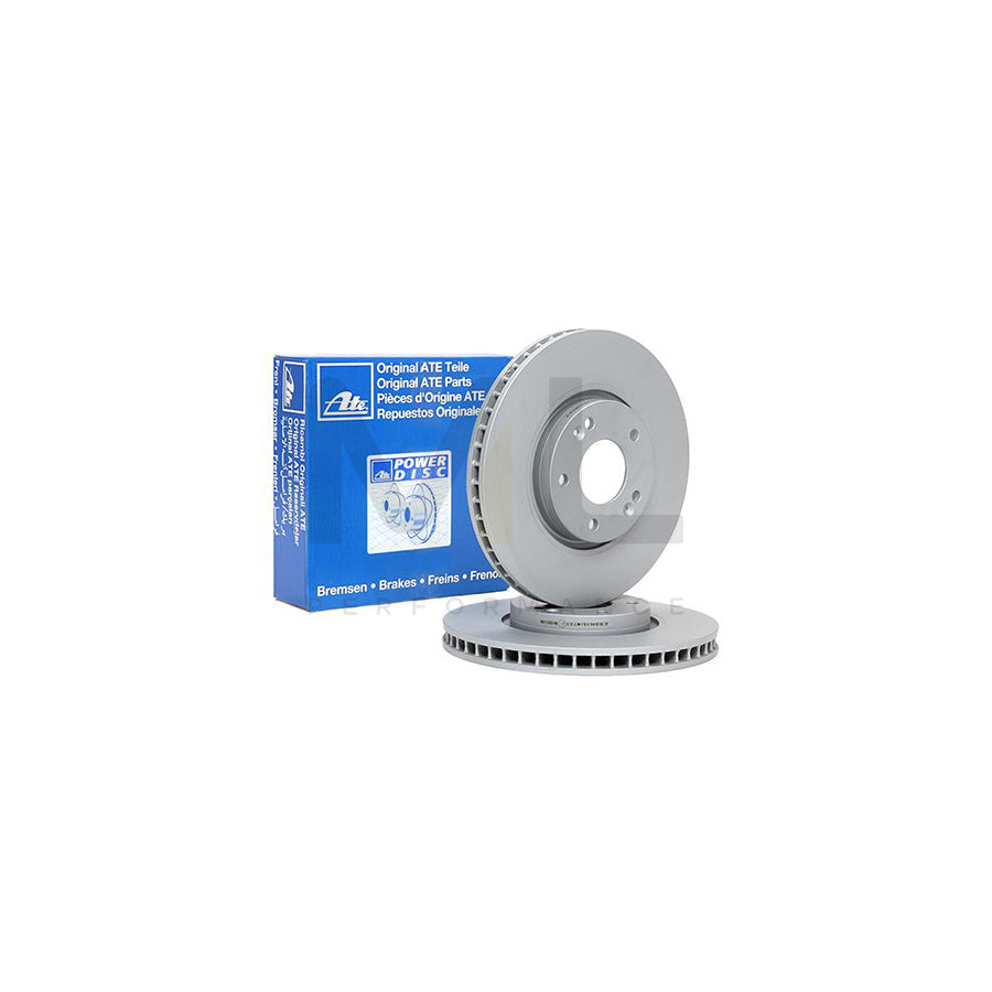 ATE 24.0128-0234.1 Brake Disc Vented, Coated  - 1 piece