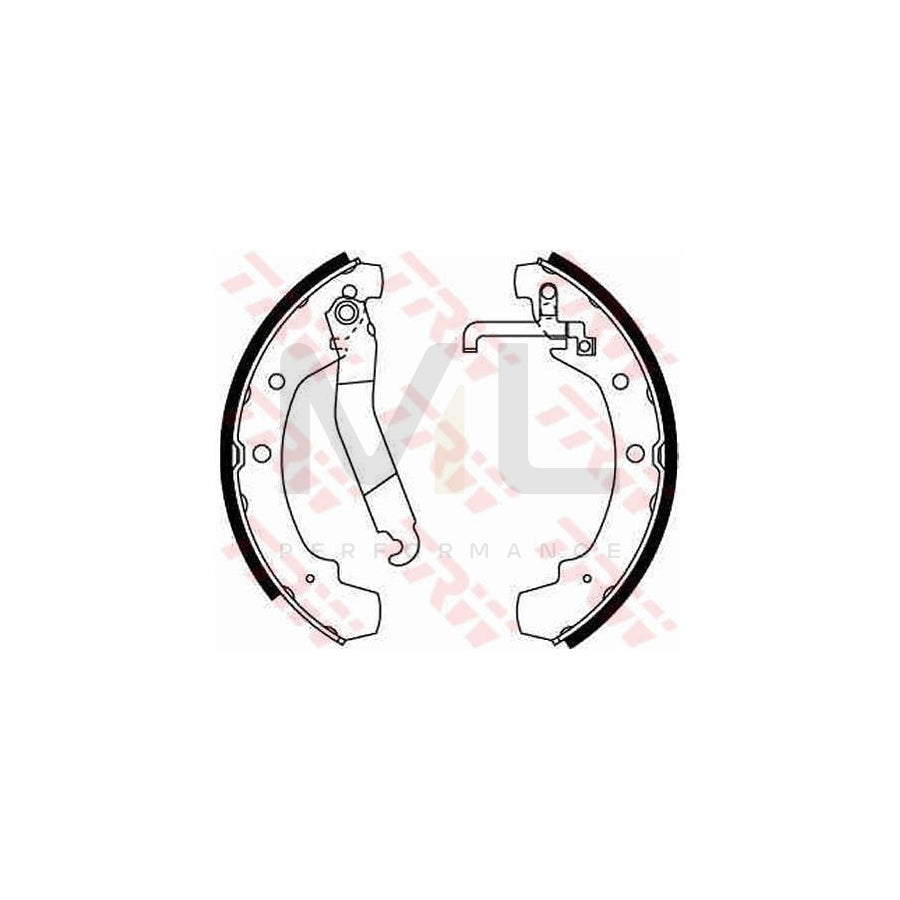 TRW GS8511 Brake Shoe Set for VW LT
