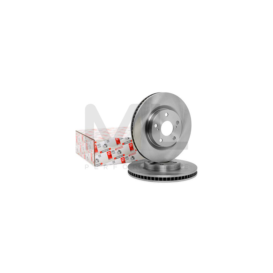 Ferodo Premier DDF1646 Brake Disc Vented, Without Bolts/Screws  - Pair
