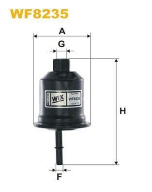 WIX Filters WF8235 Fuel Filter For Mitsubishi Galant
