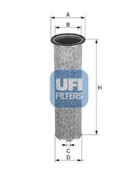 UFI 27.377.00 Secondary Air Filter