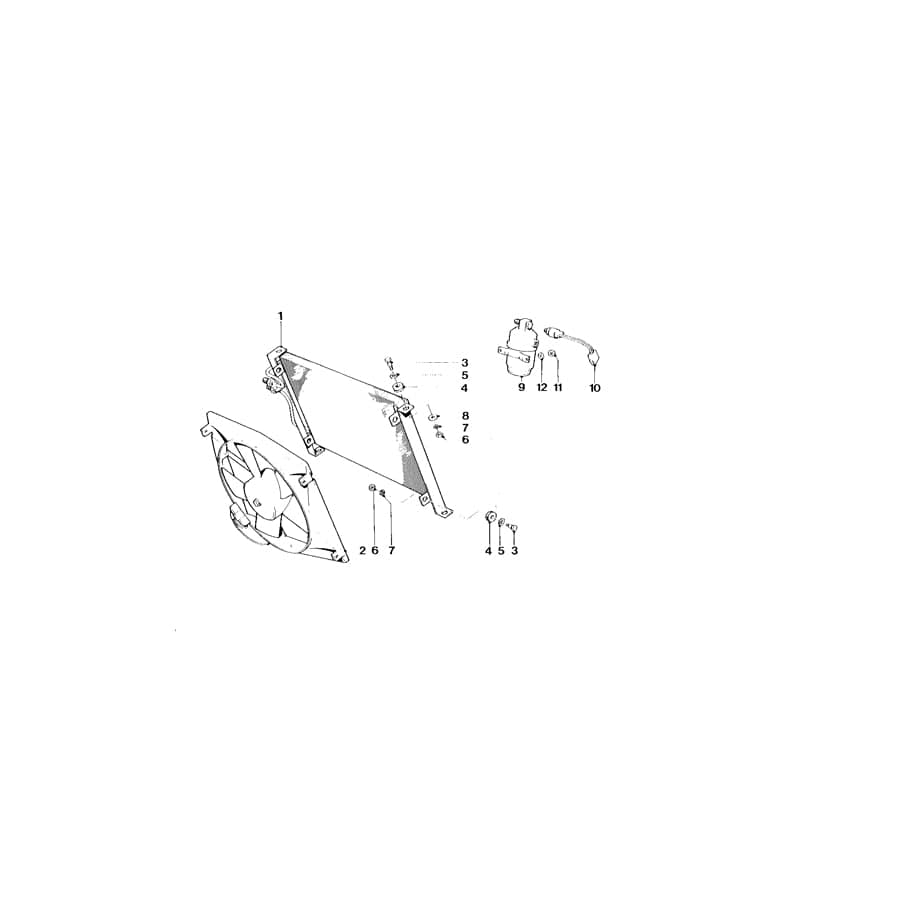 Genuine BMW 61312161200 E26 Pressure Switch (Inc. M1)