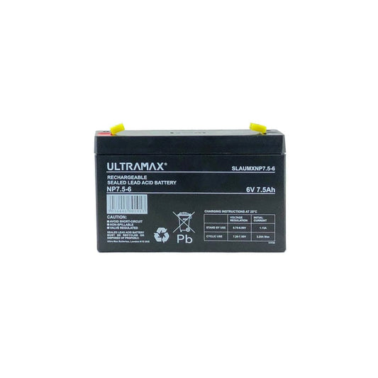 SLA Ultramax NP7.5-6 VRLA Battery x1
