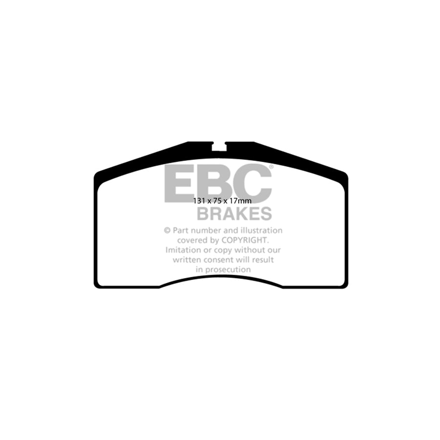 EBC PLK1689R Porsche 911 (993) Orangestuff Pads and Brake Line Track Pack - Brembo Caliper 2 | ML Performance UK Car Parts