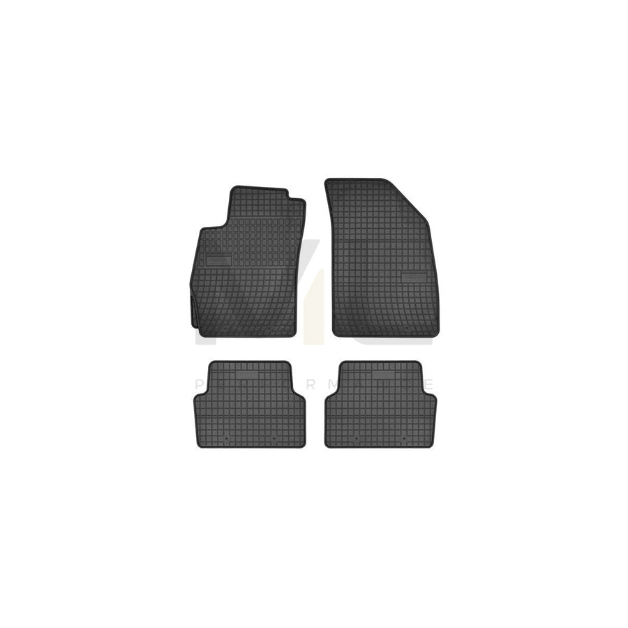 FROGUM Tailored 0697 Floor mat set for CHEVROLET Aveo Saloon (T300) Elastomer, Front and Rear, Quantity: 4, Black, (LHD)