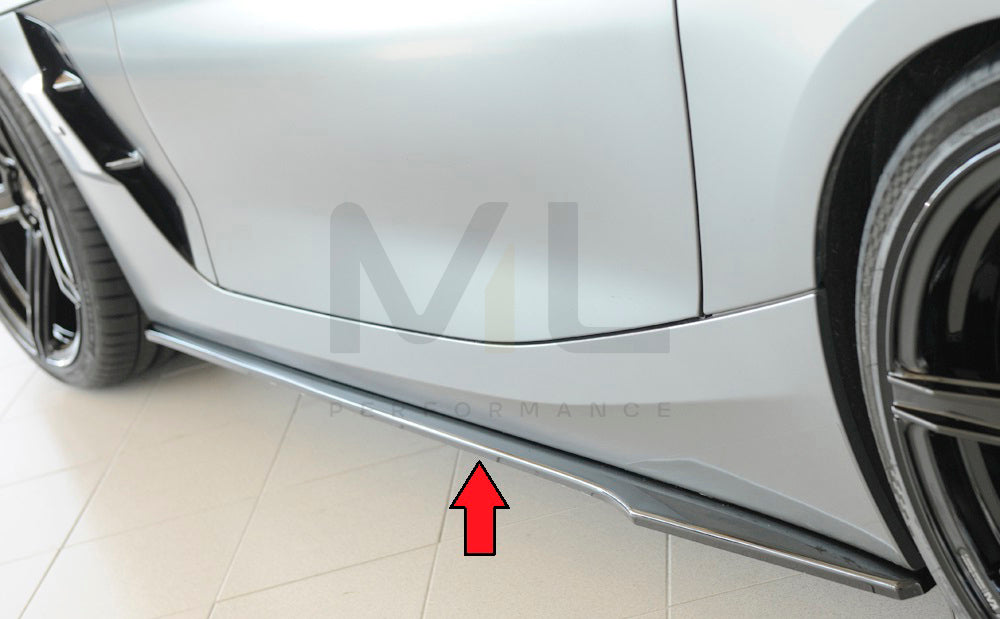 Rieger 00088213 BMW Z4 G4Z/G29 Side Skirt Splitter 9 | ML Performance UK Car Parts