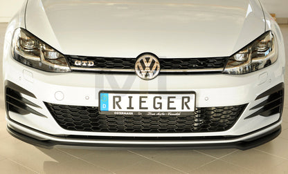 Rieger 00059580 VW Mk7 Golf Front Splitter (GTI, GTD & GTE) 7 | ML Performance UK Car Parts