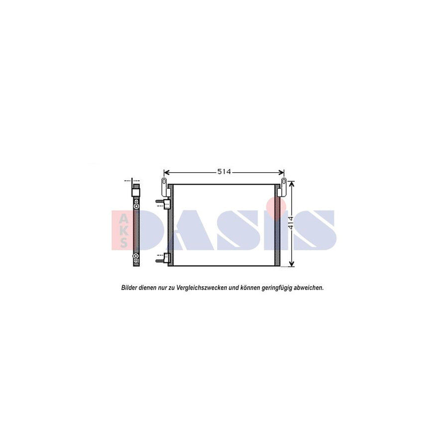 AKS Dasis 152046N Air Conditioning Condenser