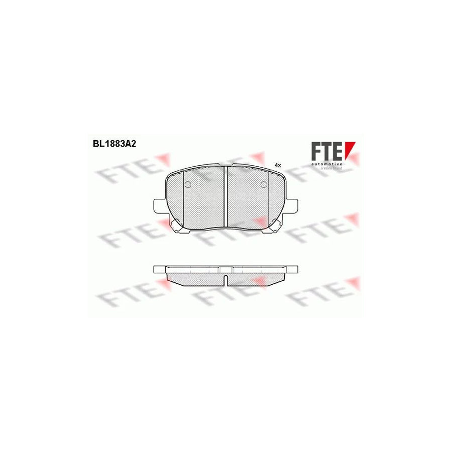FTE 9010468 Brake Pad Set for Toyota Avensis Verso (M2)