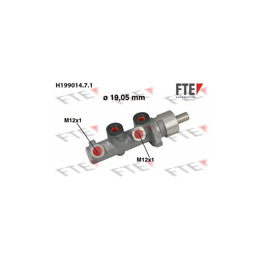 FTE H199014.7.1 Brake Master Cylinder for Smart City-Coupe (450)