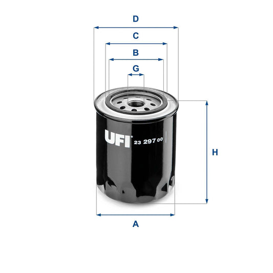 UFI 23.297.00 Oil Filter