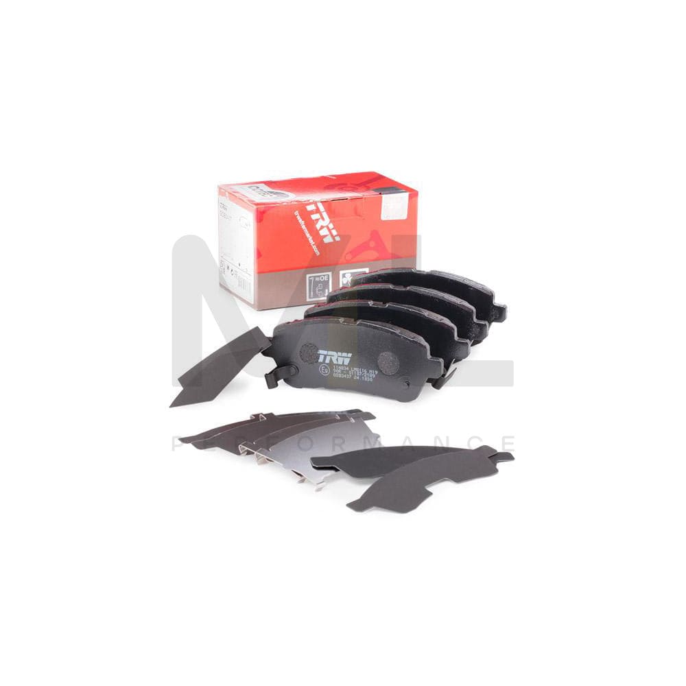 TRW Cotec Gdb3437 Brake Pad Set With Acoustic Wear Warning