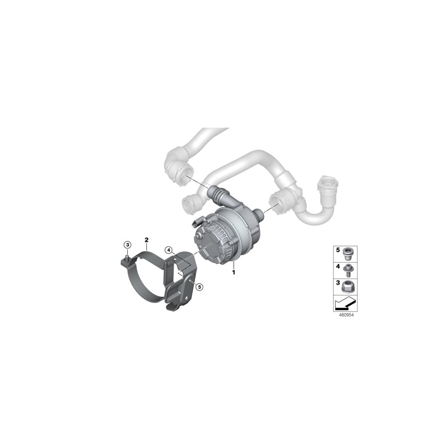 Genuine BMW 11518663638 F21 F30 F31 Support (Inc. M240iX, 120i & 125i)