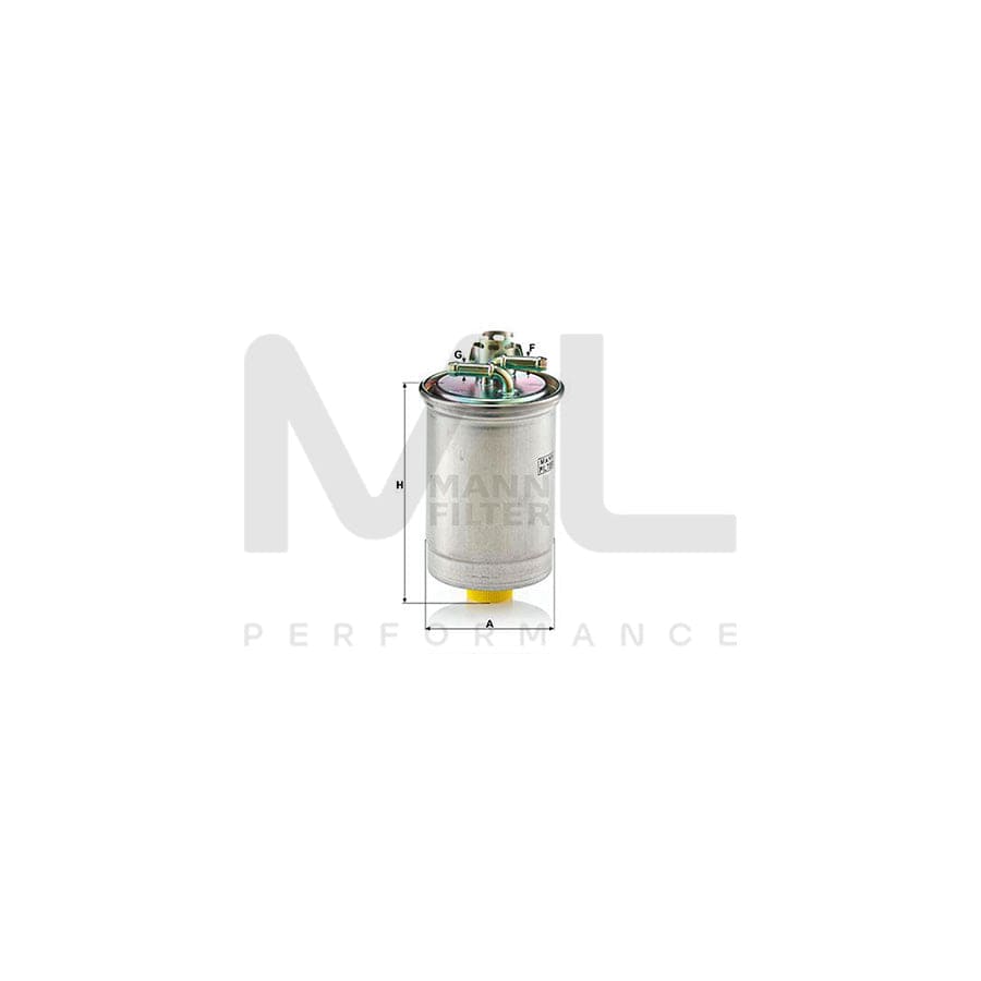MANN-FILTER WK 823 Fuel filter In-Line Filter