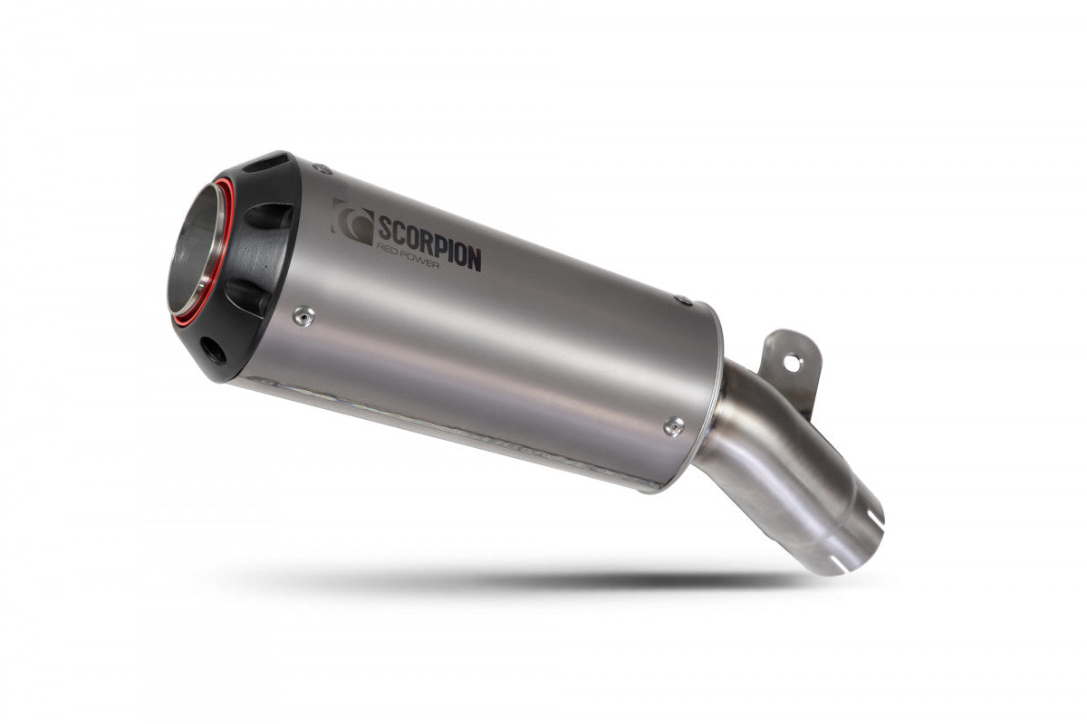 Scorpion PSI125TEO Suzuki GSX-S 1000 Katana Red Power Slip-On - Titanium Sleeve | ML Performance UK UK