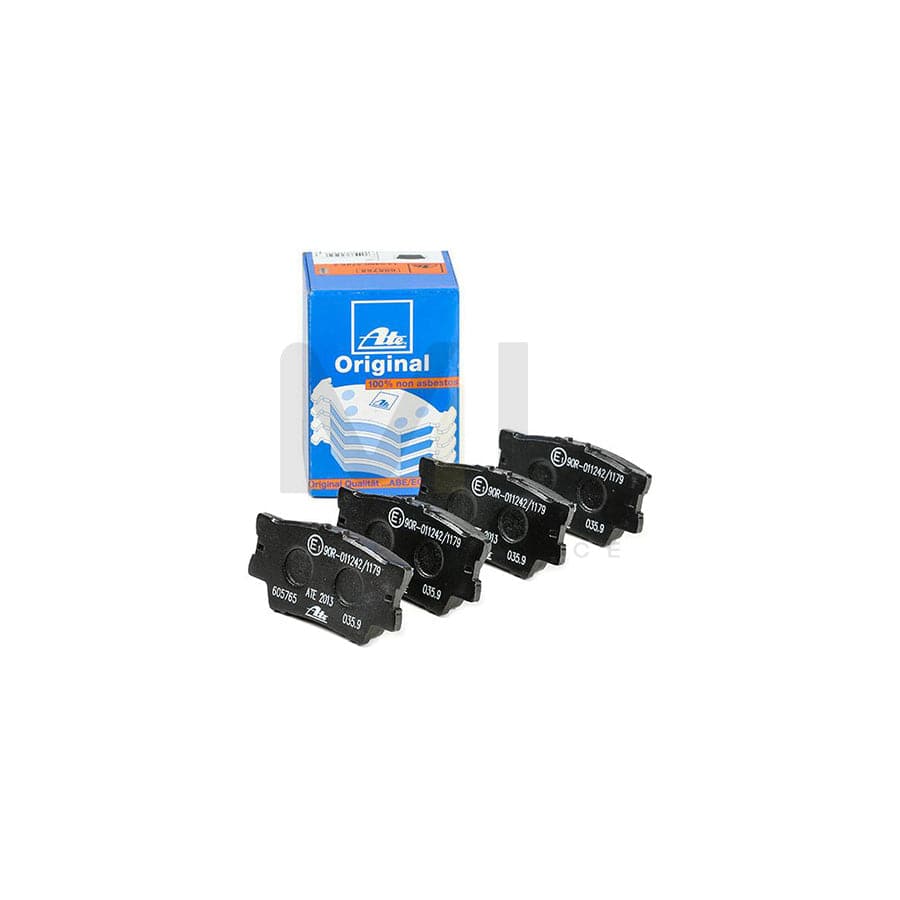 ATE 13.0460-5765.2 Brake pad set excl. wear warning contact, not prepared for wear indicator