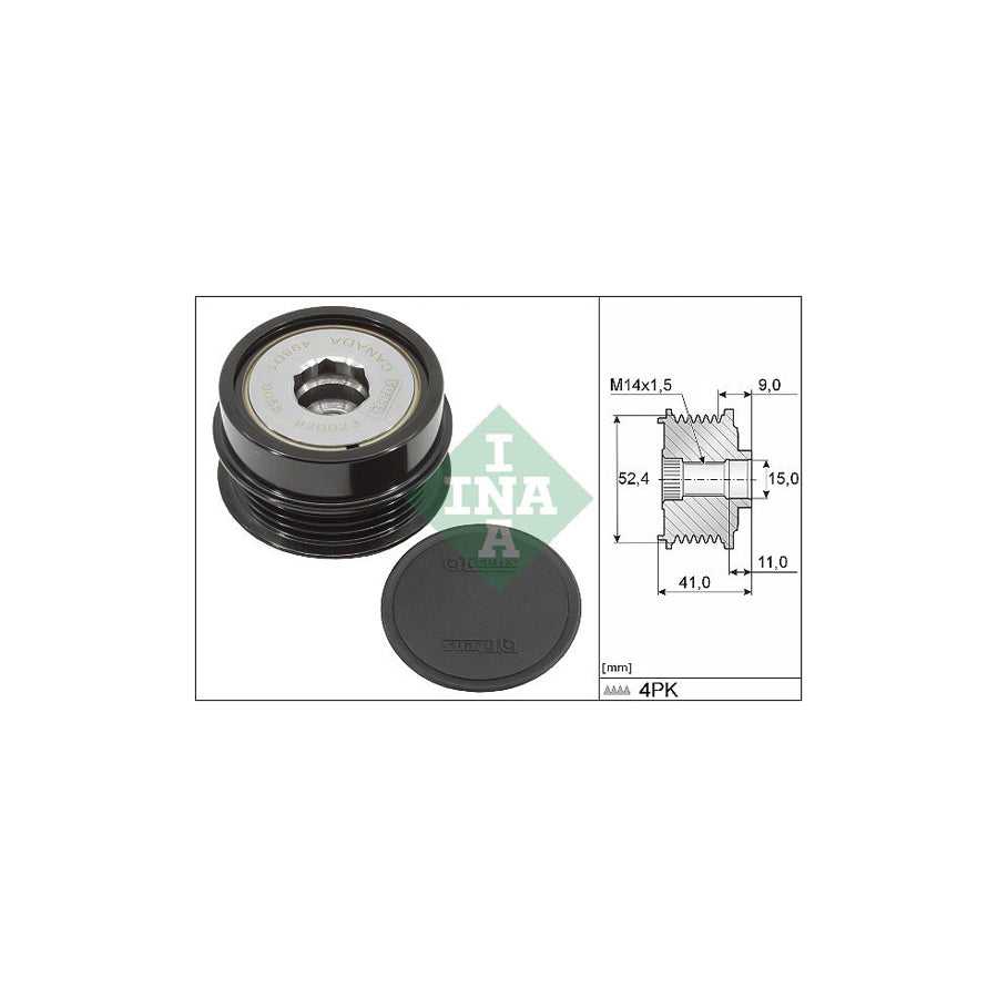 Ina 535 0339 10 Alternator Freewheel Clutch