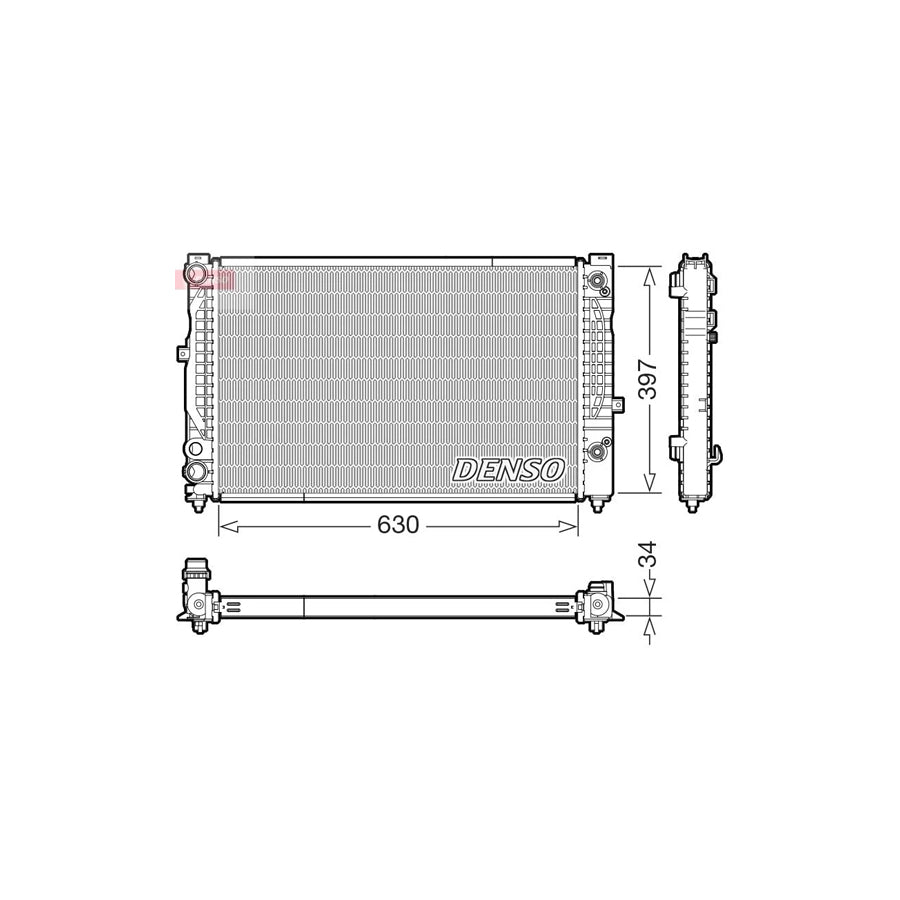 DENSO DRM32056 Engine Radiator