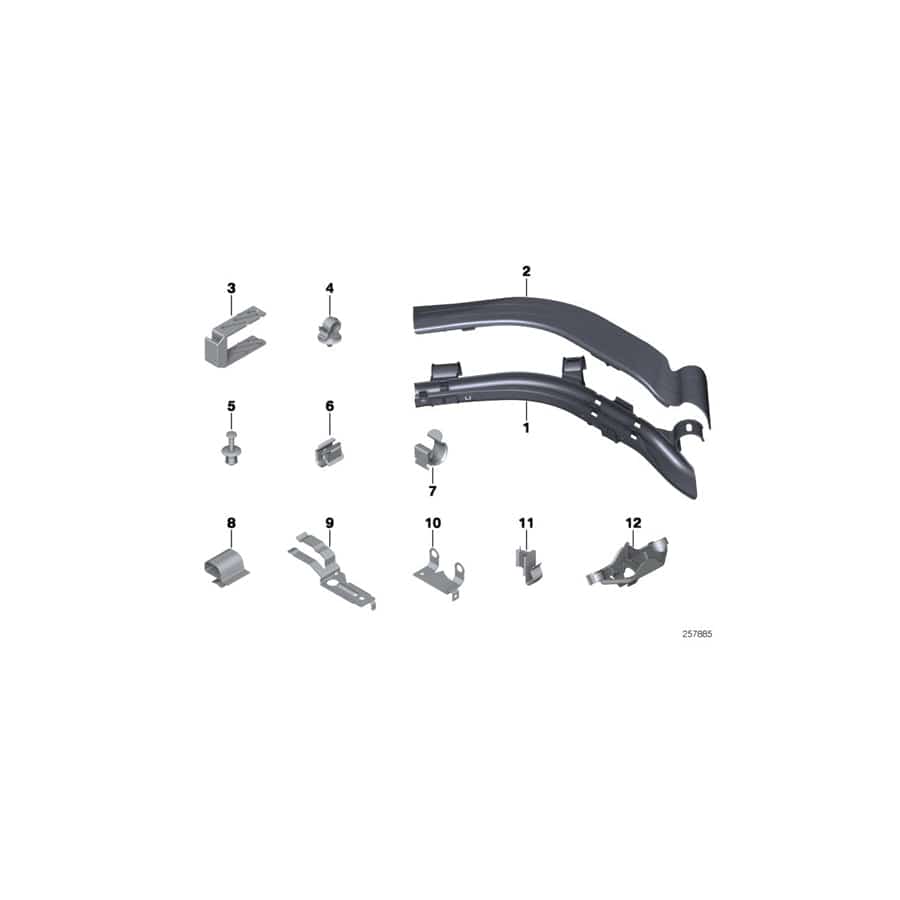 Genuine BMW 12527583200 E89 Upper Part Of Cable Guide (Inc. Z4)