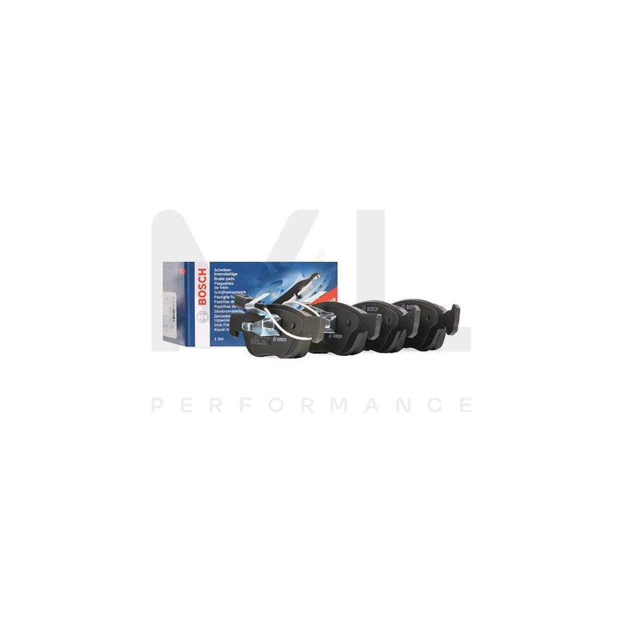 Bosch 0986424362 Brake Pad Set Incl. Wear Warning Contact, With Anti-Squeak Plate, With Mounting Manual BP173 | ML Performance Car Parts