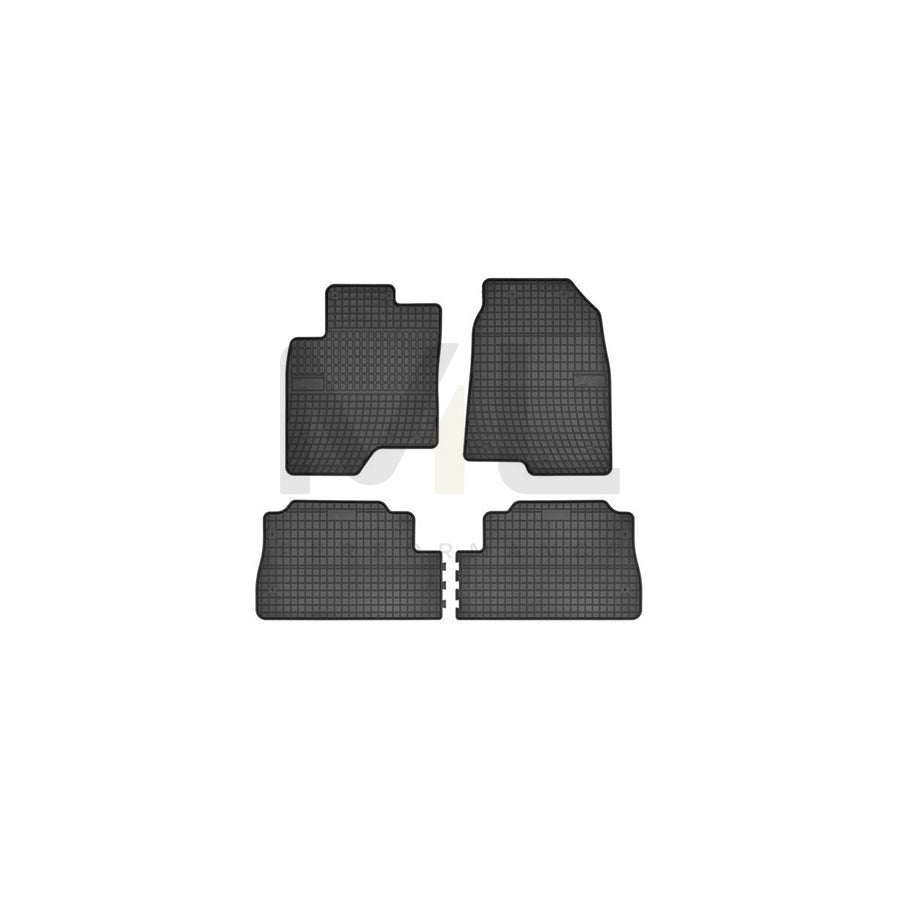 FROGUM Tailored 0699 Floor mat set Elastomer, Front and Rear, Quantity: 4, Black, (LHD)