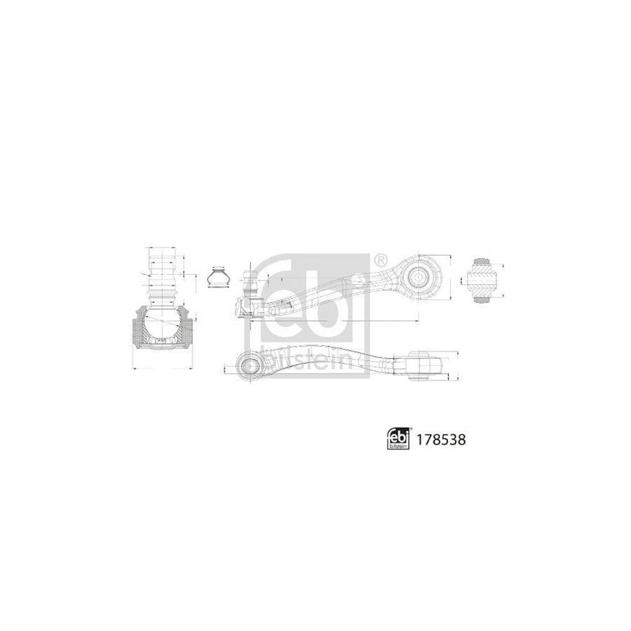 Febi Bilstein 178538 Suspension Arm For Audi A8 D4 (4H2, 4H8, 4Hc, 4Hl)