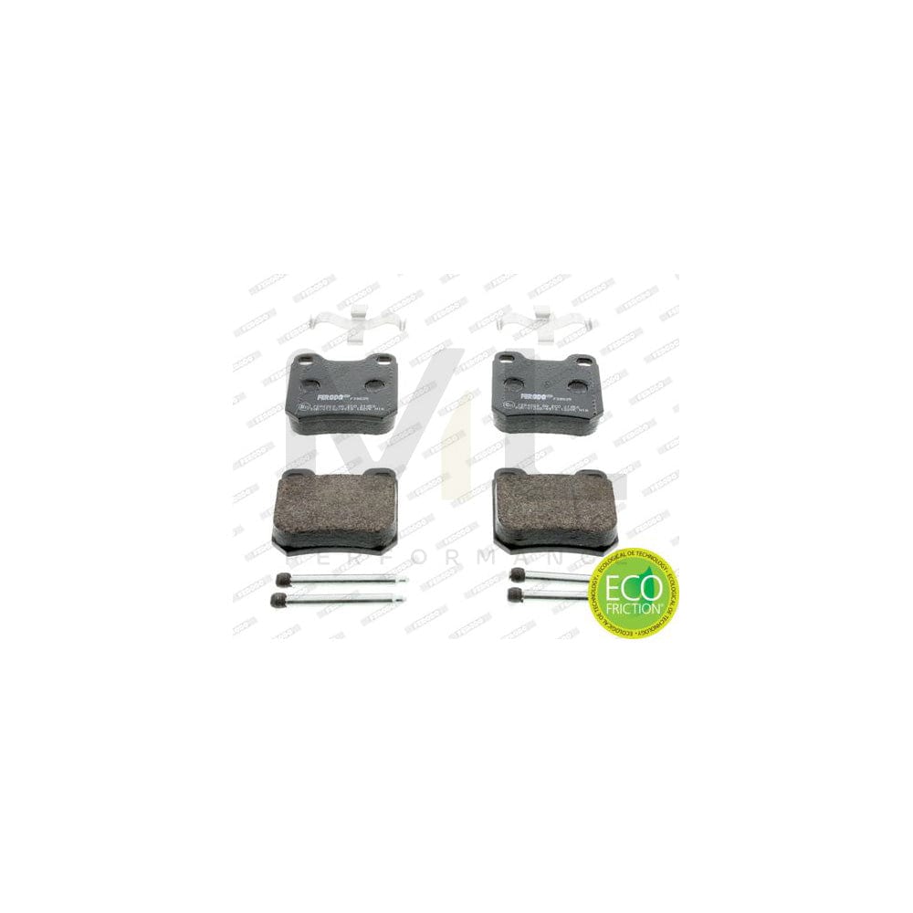 Ferodo Premier Eco Friction FDB525 Brake Pad Set Not Prepared for Wear Indicator, With Accessories