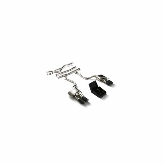 Armytrix LXIS3-QC11 Valvetronic Exhaust System Lexus IS200T | IS300 2.0T I4 2015+ with Quad Carbon Fiber 3.5"