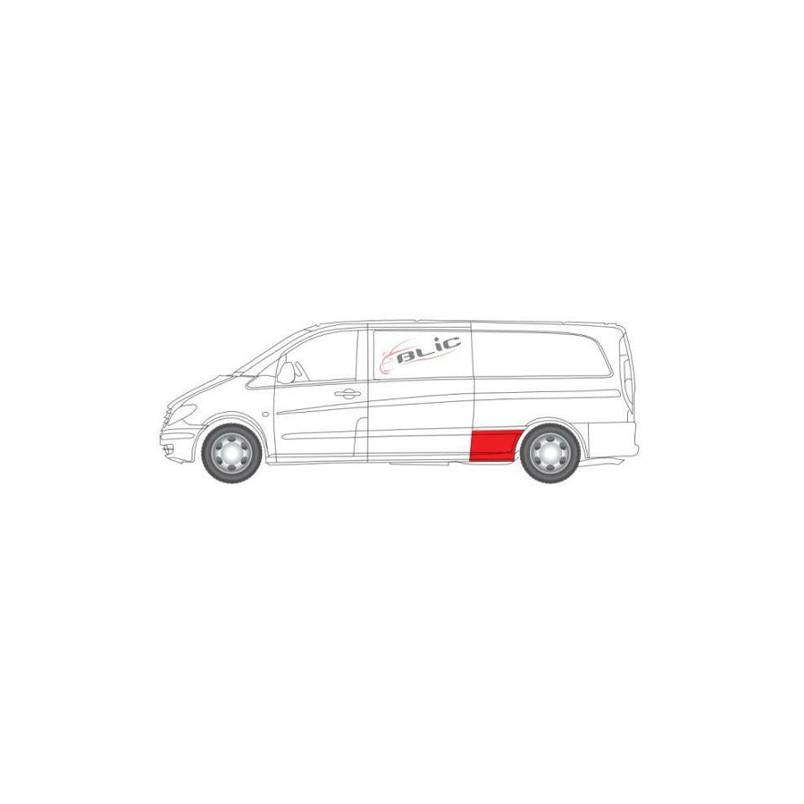 Blic 6504-03-3542581P Wing Fender
