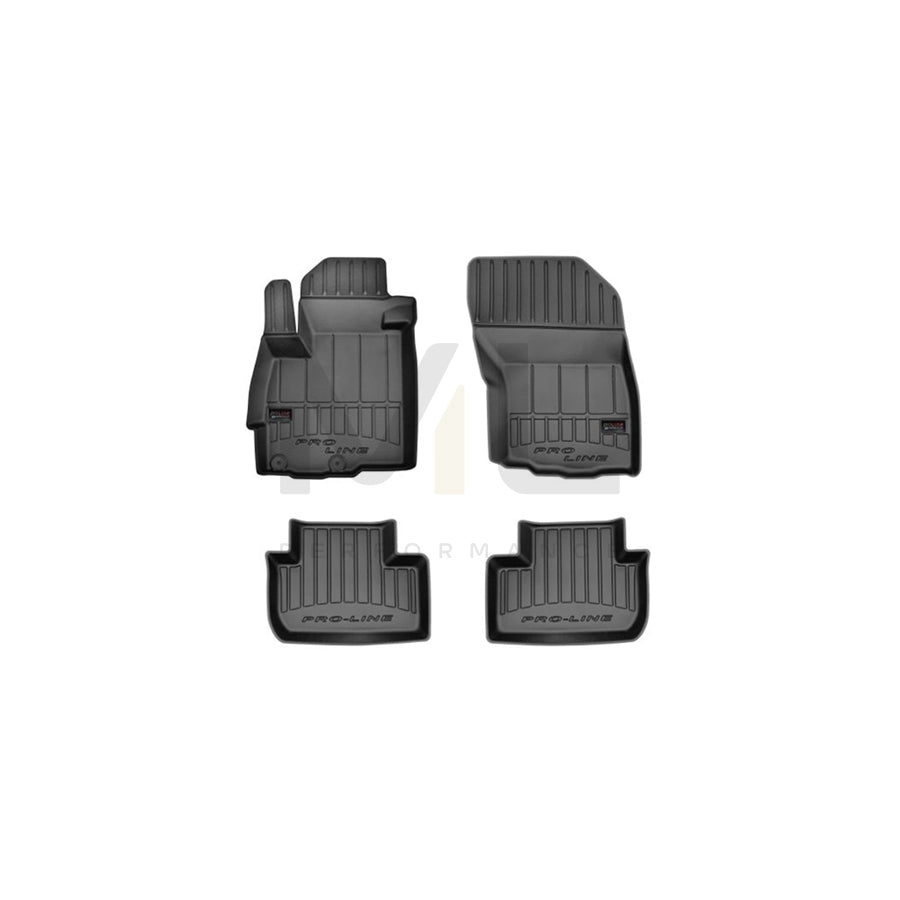 FROGUM Tailored 3D407503 Floor mat set for MITSUBISHI ASX Off-Road (GA0) Elastomer, Front and Rear, Quantity: 4, Black, (LHD)
